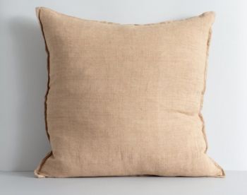 Cassia Feather Cushion Toasted Coconut by Baya image