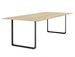 70 70 Base_0054_70 70 Table 255x108 Cm Solid Oak Black Angle Muuto 5000x5000