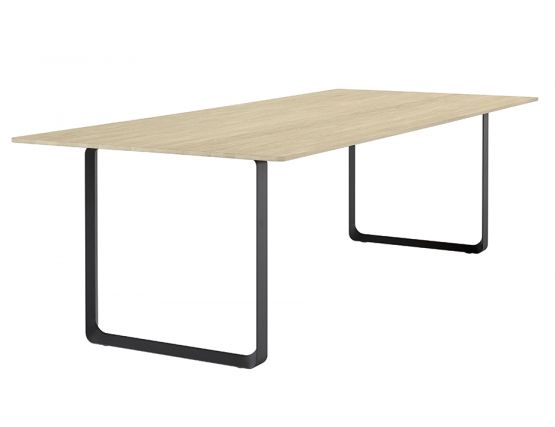 70 70 Base_0054_70 70 Table 255x108 Cm Solid Oak Black Angle Muuto 5000x5000