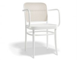 811 Armchair Caneback Whitepigment