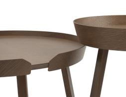 Around Coffee Table Xl Stained Dk Brown Insitu 2