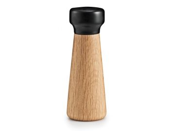 Small Oak & Black Marble Craft Pepper Mill by Simon Legald for Normann Copenhagen image