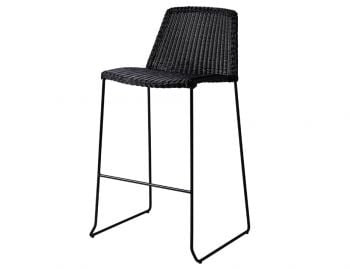 Breeze Bar Stool Black by Strand & hvass For Cane-line image