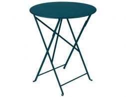 C125034001 Bistro Table Round Acapulco Blue