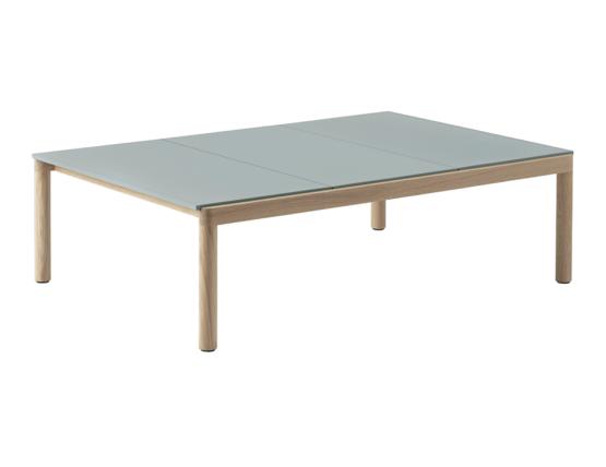 Couple Coffee Table 120 Light Blue Oil Plain