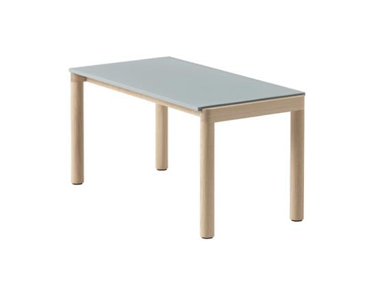Couple Coffee Table 40 X 84 X 40 Oak Blue Plain 1