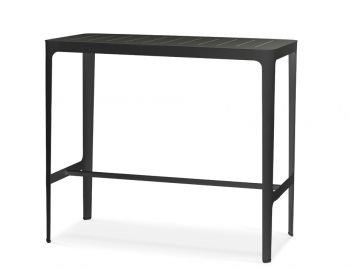 Black Cut Bar Table by Hee Welling & Gudmundur Ludvik For Cane-line  image