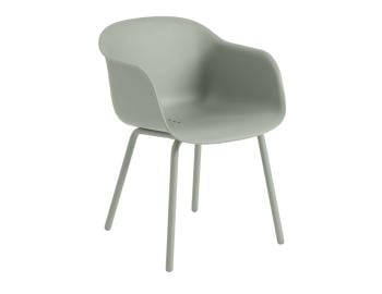 Fiber Side Outdoor Armchair in Dusty Green by Iskos Berlin Muuto image