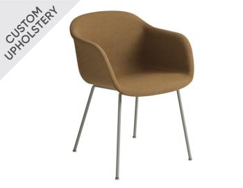 Fiber Armchair Upholstered with Tube Base by Iskos Berlin for Muuto image