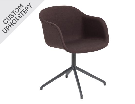 Fiber Armchair Upholstery Swivel