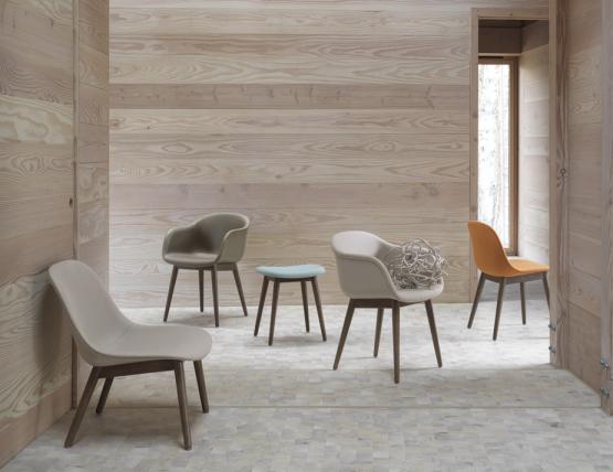 Fiber Armchair Wood 1 