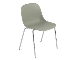 Fiber Chair Green Tube Chrome