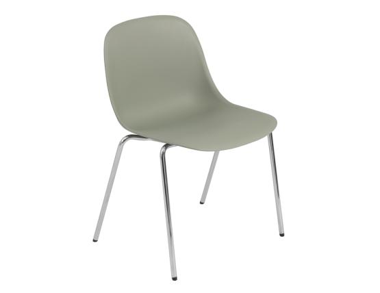 Fiber Chair Green Tube Chrome