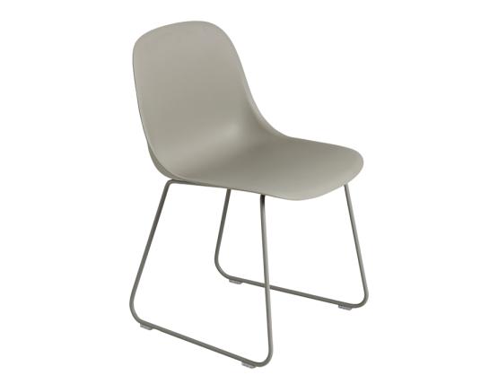 Fiber Chair Grey Sled