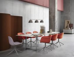 Fiber Chair Upholstered Swivel 6