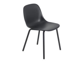 Fiber Side Outdoor Chair in Anthracite Black by Iskos Berlin Muuto image