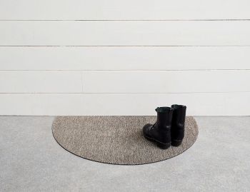 Shag Welcome Mat Heathered Pebble by Chilewich image