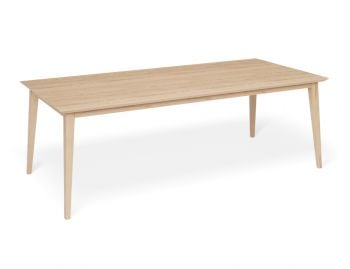 Natural Jylland Solid European Oak 220 x 100cm Dining Table by Mads Johansen for TON image