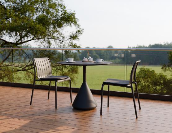 L 1 Kora Cafetable 90cm Charcoal