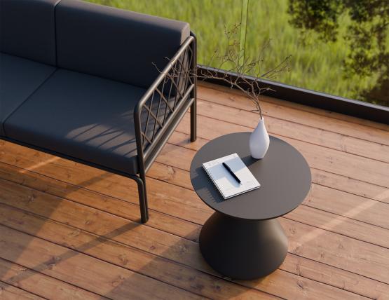 L 2 Kora Sidetable Charcoal