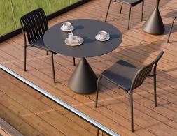 L 3 Kora Cafetable 90cm Charcoal