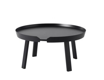 Black Around Coffee Table Large by Bentzen for Muuto image