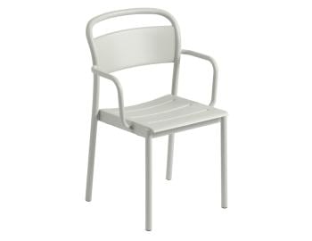 Linear Steel Armchair in Grey by Thomas Bentzen for Muuto  image