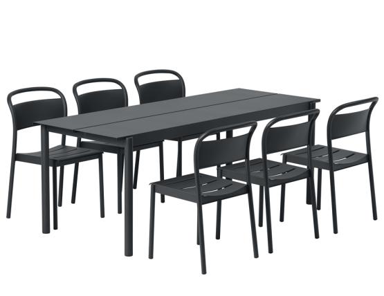 Linear Range Side Chair Black1
