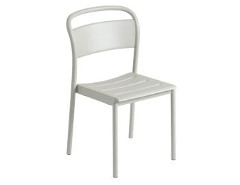 Linear Steel Side Chair in Grey by Thomas Bentzen for Muuto image