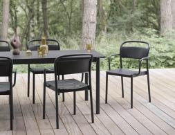 Linear Range Side Chair Black3