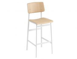 Loft Stool_0005_Loft Bar Stool 75 White Oak Muuto 5000x5000 Hi Res