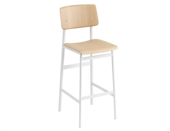 Loft Stool_0005_Loft Bar Stool 75 White Oak Muuto 5000x5000 Hi Res