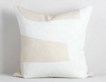 Meelan Outdoor Polyester Cushion Beige by Baya image