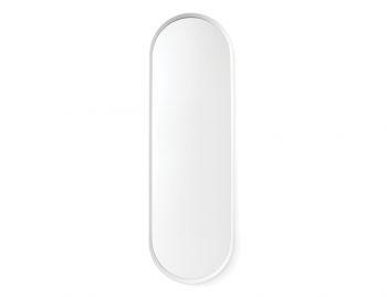 Norm Wall Mirror Oval in White by Norm Architects for Menu image