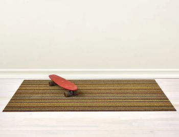 Shag Bright Multi Skinny Stripe In/Outdoor Floor Mat by Chilewich image