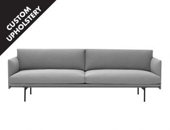 Outline 3 Seat Fabric Sofa by Anderssen and Voll by Muuto image
