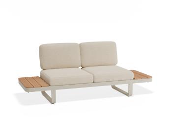 Delmar Config B - Outdoor Modular Sofa in Latte - Husk Cushions by Bent Design image