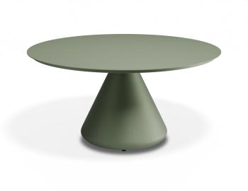 Kora Outdoor Coffee Table 90cm Dia Matt Eucalyptus Green by Bent Design image