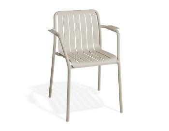 Roku Outdoor Armchair Matt Latte by Bent Design image