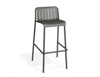 Roku Outdoor Bar Stool Matt Charcoal By Bent Design image