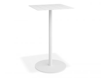 Roku High Bar Table Matt White by Bent Design image