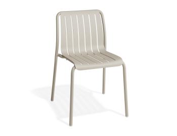 Roku Outdoor Dining Chair Matt Latte by Bent Design image