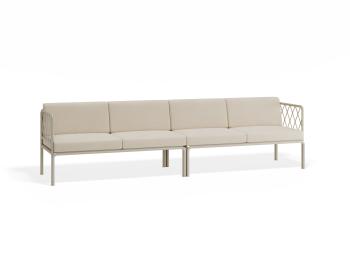 Seville Latte Outdoor 4 Seater Sofa by Bent Design image