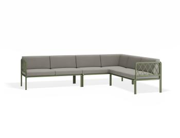 Seville Config D - Green Outdoor Corner Sofa by Bent Design image