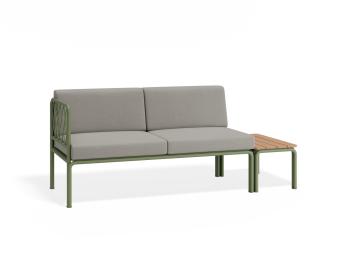 Seville Config E - Eucalyptus Green Outdoor 2 Seater Sofa by Bent Design image