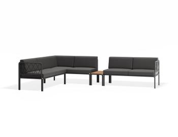 Seville Config I - Charcoal Outdoor Corner Sofa by Bent Design image