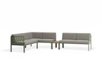 Seville Config I - Eucalyptus Green Outdoor Corner Sofa by Bent Design image