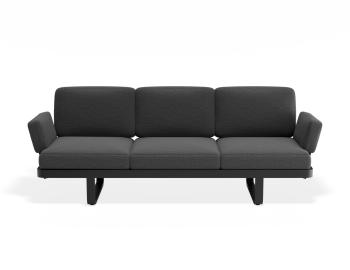 Delmar Config A - Outdoor Modular Sofa in Charcoal - Granite Grey Cushions by Bent Design image