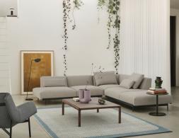 Soft Side Table 48 X 48 Smoked Brown 3