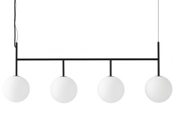TR Bulb Suspension Frame Matt Black by Tim Rundle for Menu image